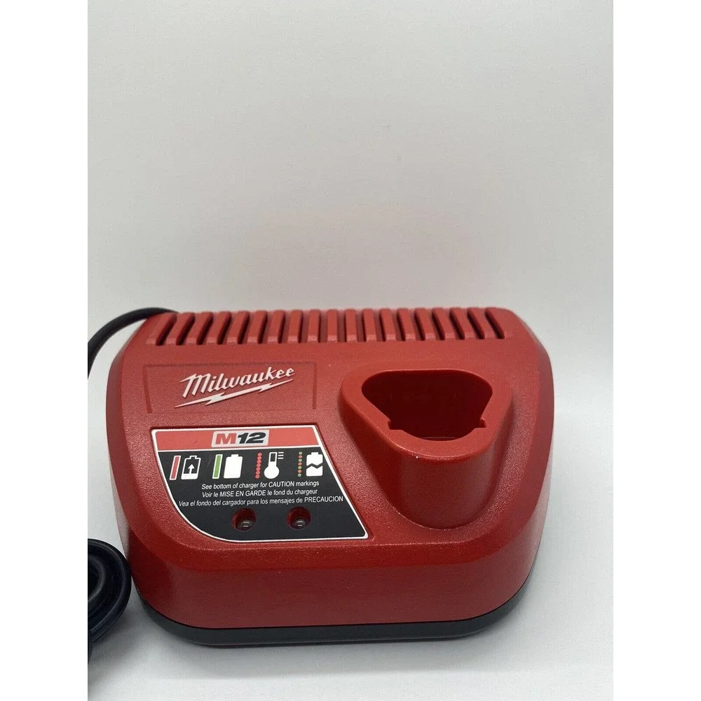 Milwaukee 48-59-2401 M12 12V 12 Volt Lithium Ion Battery Charger Genuine OEM